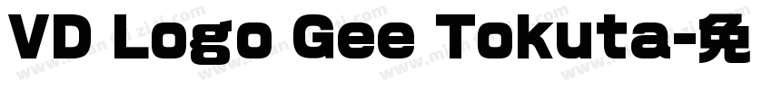 VD Logo Gee Tokuta字体转换